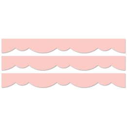 Creative Teaching Press® Blush Stylish Scallops EZ Border, 48 Feet Per Pack, 3 Packs