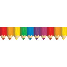 Creative Teaching Press® Jumbo Color Pencils EZ Border, 48 Feet