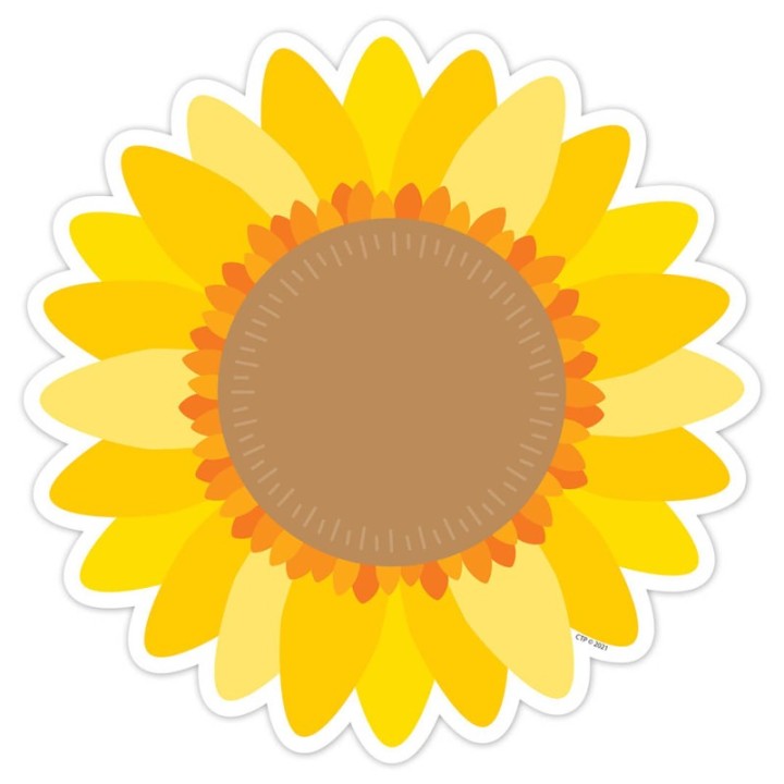 Creative Teaching Press® Sunflower 6" Designer Cut-Outs, Pack of 36
