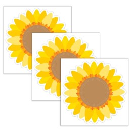 Creative Teaching Press® Sunflower 6" Designer Cut-Outs, 36 Per Pack, 3 Packs