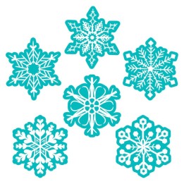 Creative Teaching Press® Snowflakes 6" Designer Cut-Outs, Pack of 36