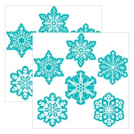 Creative Teaching Press® Snowflakes 6" Designer Cut-Outs, 36 Per Pack, 2 Packs