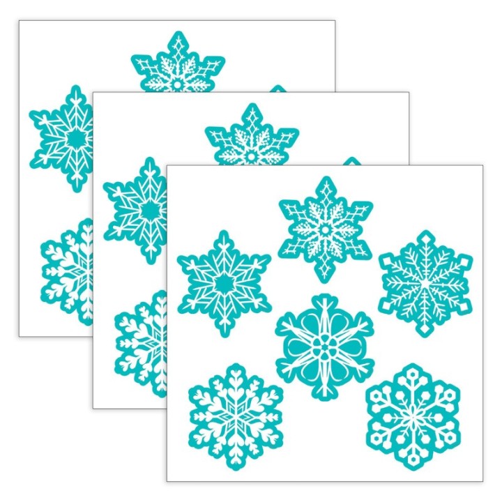Creative Teaching Press® Snowflakes 6" Designer Cut-Outs, 36 Per Pack, 3 Packs