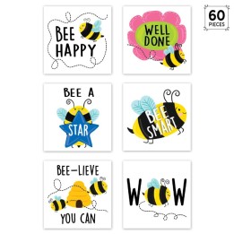 Creative Teaching Press® Bees Rewards Stickers, 1-1/2", Pack of 60