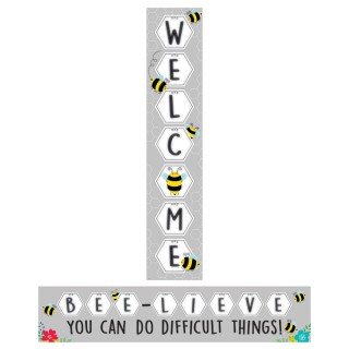 Creative Teaching Press® Busy Bees Double-Sided Welcome Banner, 39" x 8"