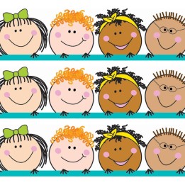 Creative Teaching Press® Stick Kids EZ Border™, 48 Feet Per Pack, 3 Packs