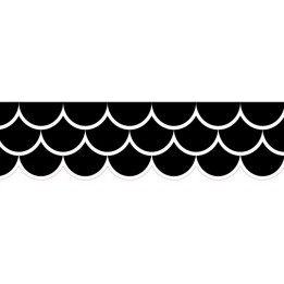 Creative Teaching Press® Black Scallops EZ Border™, 48 Feet