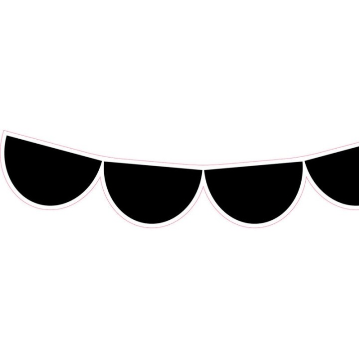 Creative Teaching Press® Black Half-Dots EZ Border™, 48 Feet