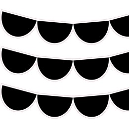 Creative Teaching Press® Black Half-Dots EZ Border™, 48 Feet Per Pack, 3 Packs