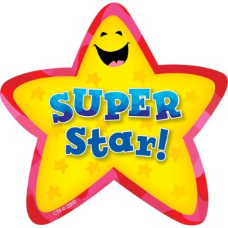Creative Teaching Press® Super Star! Star Adhesive Award Badges, Pack of 36