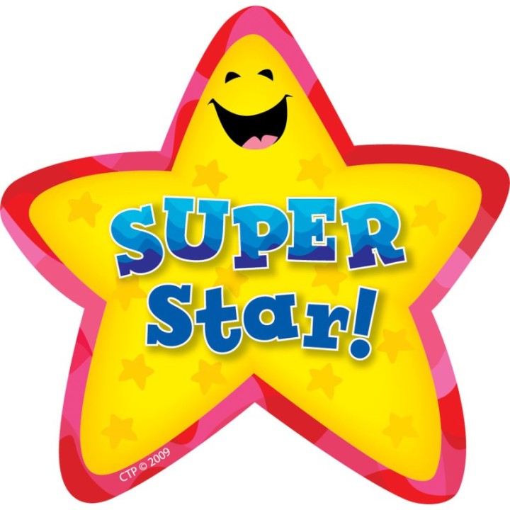 Creative Teaching Press® Super Star! Star Adhesive Award Badges, Pack of 36