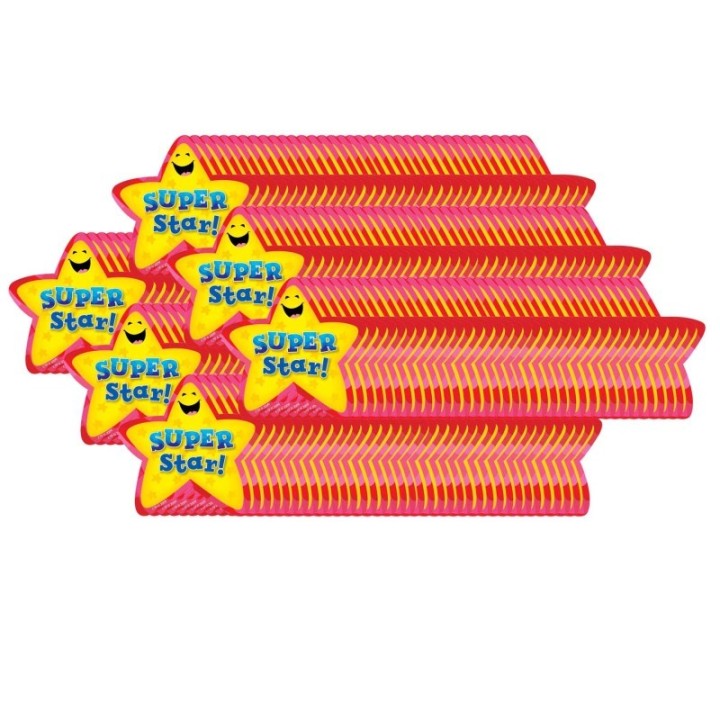 Creative Teaching Press® Super Star! Star Badges, 36 Per Pack, 6 Packs