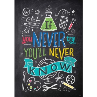 Creative Teaching Press® If You Never Try… Inspire U Poster