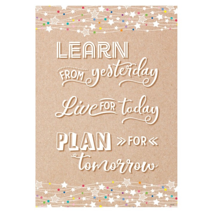 Creative Teaching Press® Learn. Live. Plan. Inspire U Poster