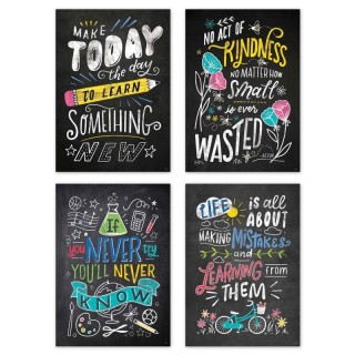 Creative Teaching Press® Colorful Inspiration Inspire U 4-Poster Pack