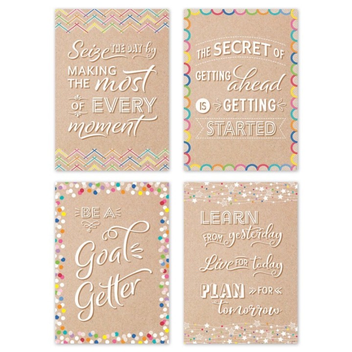 Creative Teaching Press® Krafty Pop Inspire U 4-Poster Pack