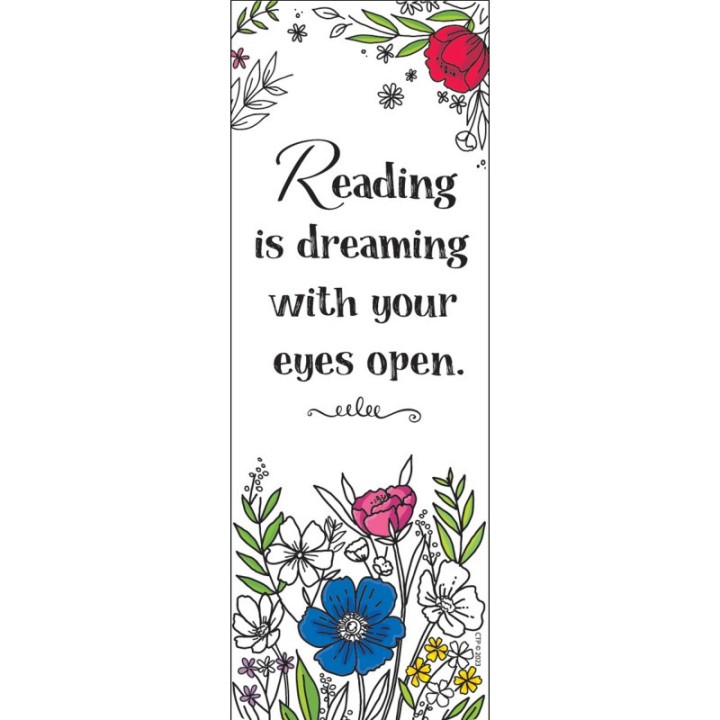Creative Teaching Press® Bright Blooms Bookmark, Pack of 30