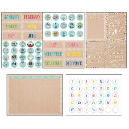 Creative Teaching Press® Krafty Pop Calendar Set Bulletin Board Set, 87 Pieces