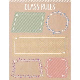 Creative Teaching Press® Krafty Pop Class Rules Chart