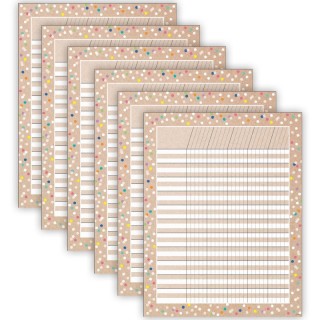 Creative Teaching Press® Krafty Pop Incentive Chart, Pack of 6