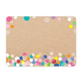 Creative Teaching Press® Krafty Pop Colorful Kraft Bubbles Labels, 2-1/2" x 3-1/2", Pack of 36