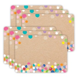 Creative Teaching Press® Krafty Pop Colorful Kraft Bubbles Labels, 2-1/2" x 3-1/2", 36 Per Pack, 6 Packs