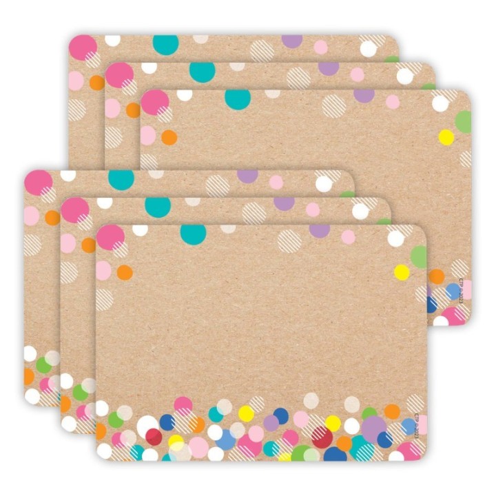 Creative Teaching Press® Krafty Pop Colorful Kraft Bubbles Labels, 2-1/2" x 3-1/2", 36 Per Pack, 6 Packs