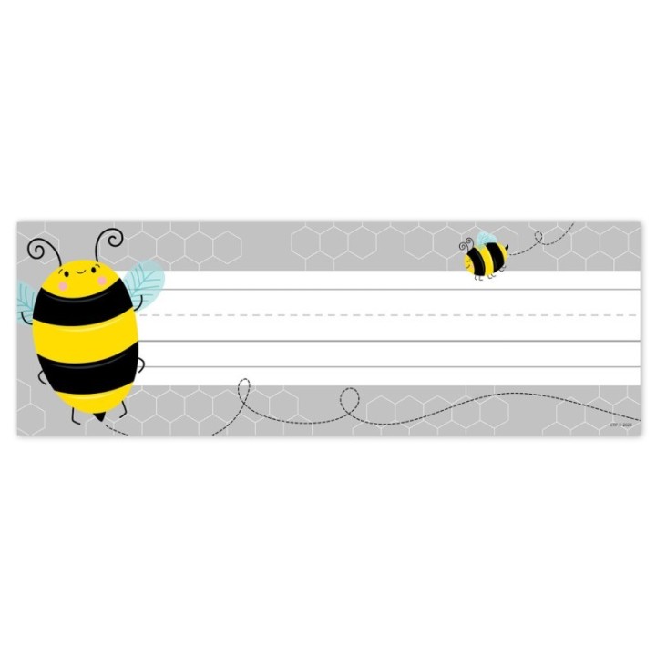 Creative Teaching Press® Busy Bees Name Plates, 9-1/4" x 3-1/4", Pack of 36