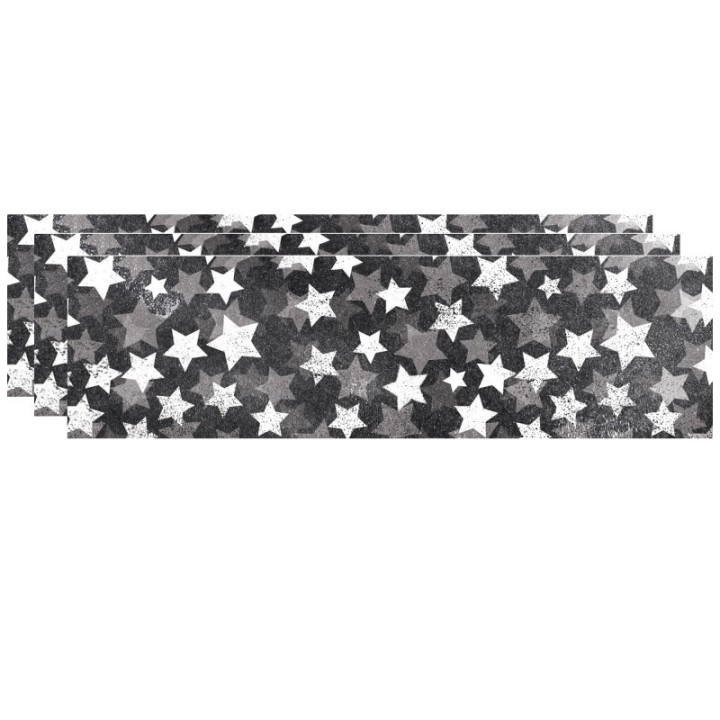 Creative Teaching Press® Chalk It Up! Chalk Stars EZ Border, 48 Feet Per Pack, 3 Packs