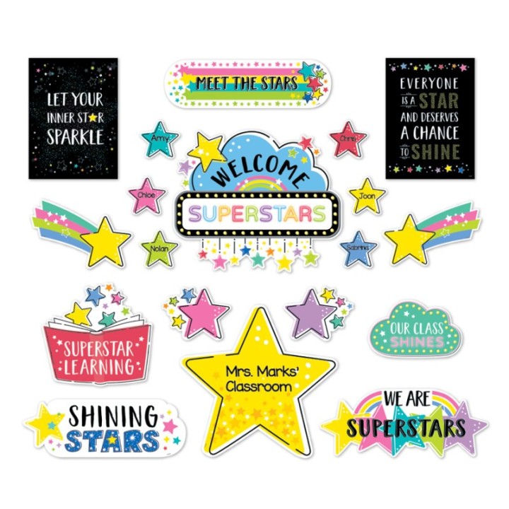 Creative Teaching Press® Shine Bright Bulletin Board Set, 43 Pieces