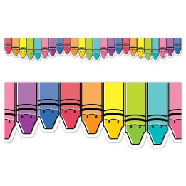 Creative Teaching Press® Core Decor Doodle Crayons EZ Border, 48 Feet