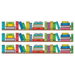 Creative Teaching Press® Core Decor Doodle Bookshelf EZ Border, 48 Feet Per Pack, 3 Packs