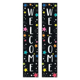Creative Teaching Press® Star Bright Welcome Banner, 8" x 39", Pack of 2