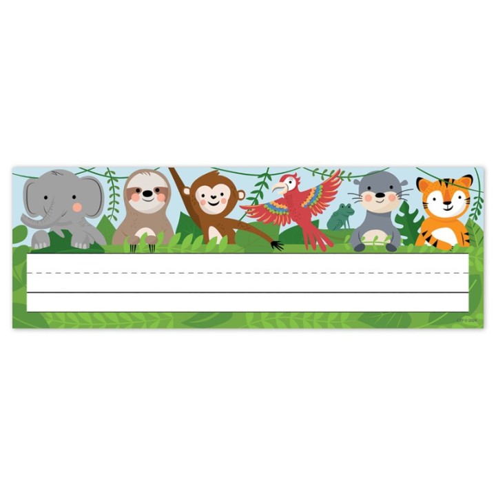 Creative Teaching Press® Jungle Friends Name Plates, Pack of 36