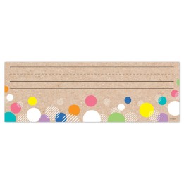 Creative Teaching Press® Krafty Pop! Colorful Kraft Bubbles Name Plates, Pack of 36