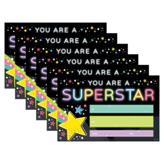 Creative Teaching Press® Star Bright Superstar Awards, 30 Per Pack, 6 Packs