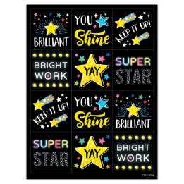 Creative Teaching Press® Star Bright Reward Stickers, Pack of 60