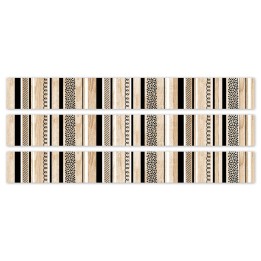 Creative Teaching Press® Core Decor Stripes and Doodles on Wood EZ Border, 48 Feet Per Pack, 3 Packs