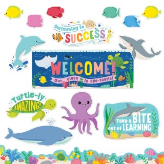 Creative Teaching Press® Sea Friends Under the Sea Bulletin Board Set, 42 Pieces