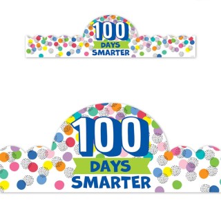 Creative Teaching Press® Core Decor Happy 100th Day Crowns, Pack of 30