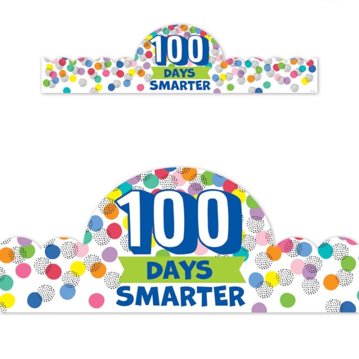 Creative Teaching Press® Core Decor Happy 100th Day Crowns, Pack of 30