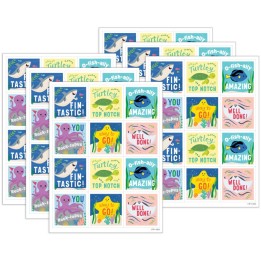 Creative Teaching Press® Sea Friends Reward Stickers, 60 Per Pack, 6 Packs