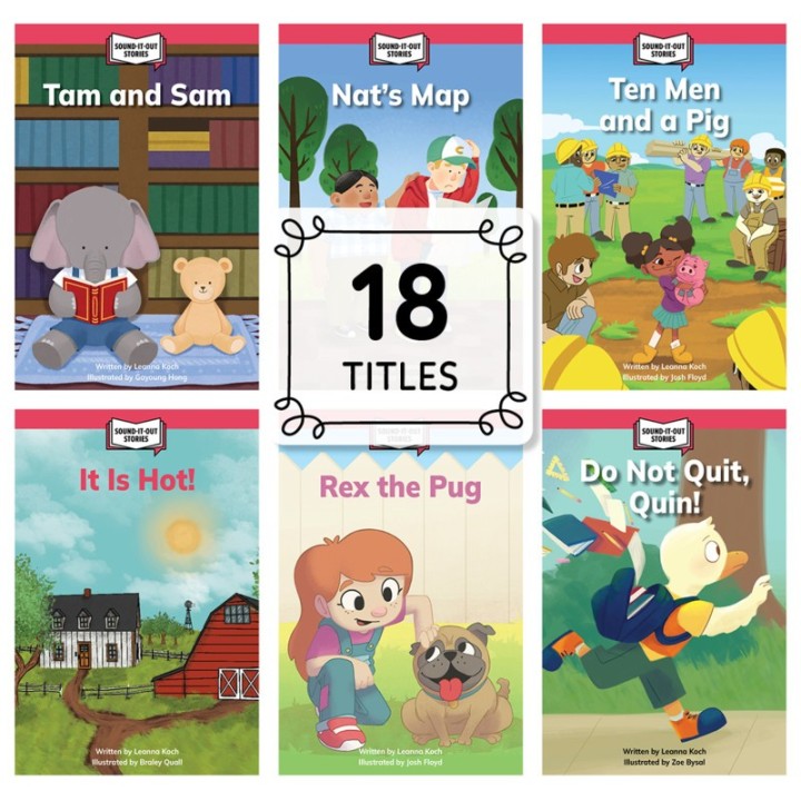 Creative Teaching Press® Sound-It-Out Stories Decodable Readers Set 1