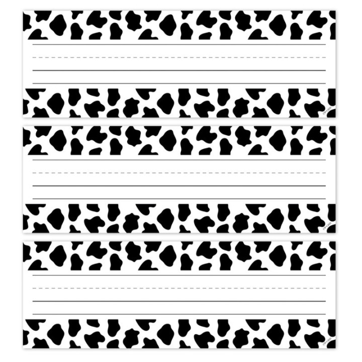 Creative Teaching Press® Farm Friends Cow Print Name Plates, 36 Per Pack, 3 Packs