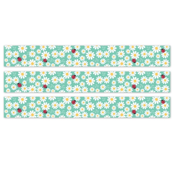 Creative Teaching Press® Core Decor Daisy Bug EZ Border, Bulletin Board Border, 48 Feet Per Pack, 3 Packs