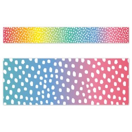 Creative Teaching Press® Core Decor Messy Dots on Rainbow EZ Border, Bulletin Board Border, 48 Feet