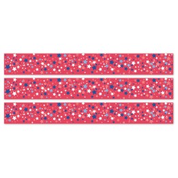 Creative Teaching Press® Core Decor Patriotic Stars EZ Border, Bulletin Board Border, 48 Feet Per Pack, 3 Packs