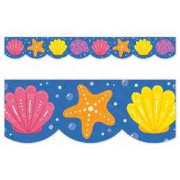 Creative Teaching Press® Sea Friends Seashells EZ Border, Bulletin Board Border, 48 Feet