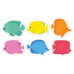 Creative Teaching Press® Sea Friends School of Fish 3" Designer Cut-Outs, Pack of 36