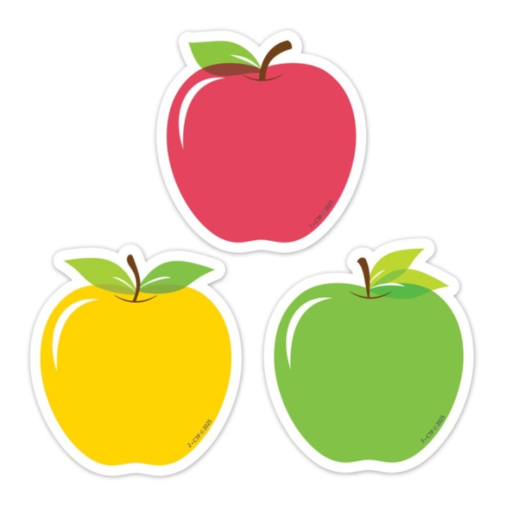 Creative Teaching Press® Apple Time Apples 3" Designer Cut-Outs, Pack of 36
